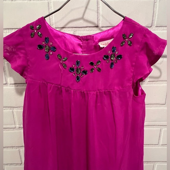 CAT & JACK girl’s fuchsia dress /size 6 - Picture 2 of 6